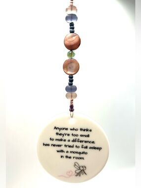 Inspirational Hanging Ornament/Sun Catcher